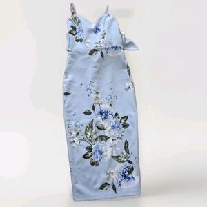 aqua tiered midi dress Aqua Blue Midi Tiered Dress – R&Y